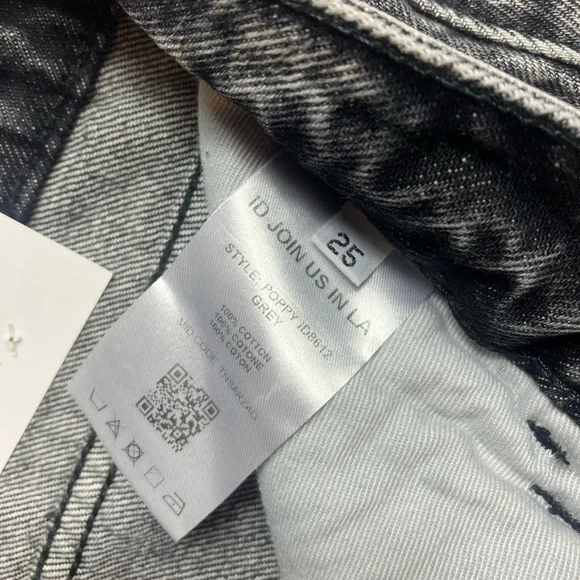 Icon Denim Medium Wash Grey Poppy Jeans Donna